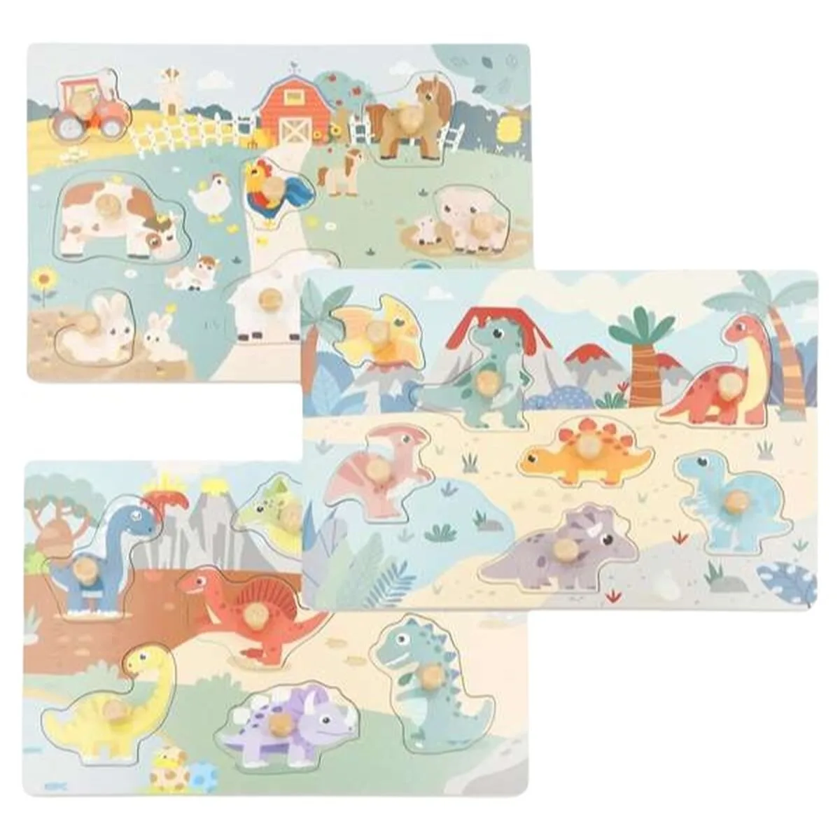 Puzzle colorbaby dinosaures s245522582. Créez votre look signature avec les pièces mode sélectionnées par Diaytar.