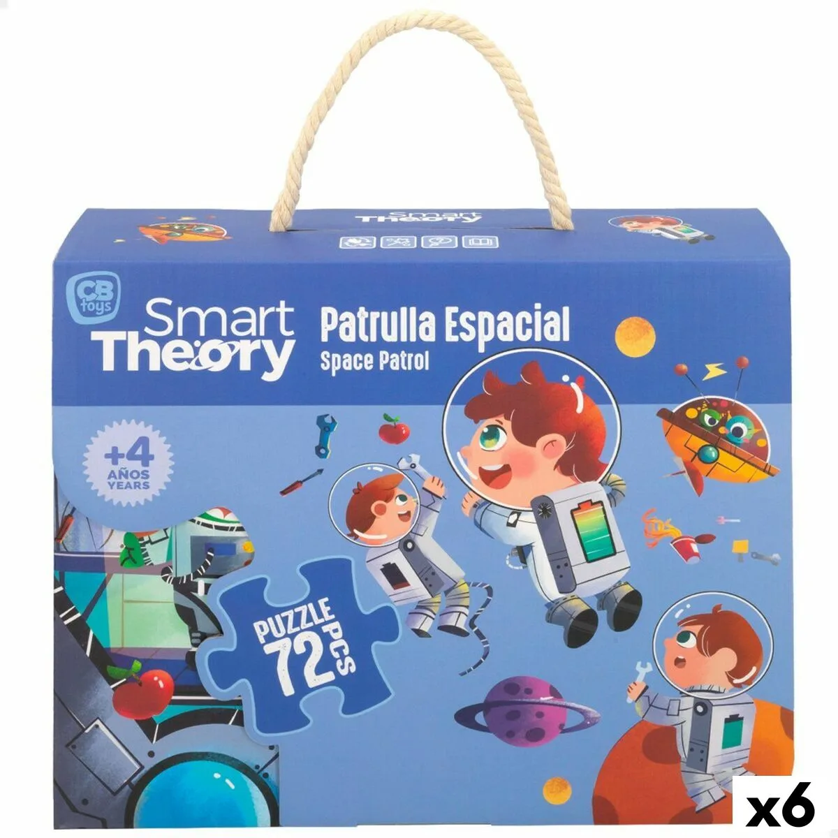 Puzzle colorbaby space patrol 72 pieces 90 x 60 cm 6 unites s890041187. Diaytar s'adresse aux esprits modernes en quête de produits qui allient performance technologique et design épuré