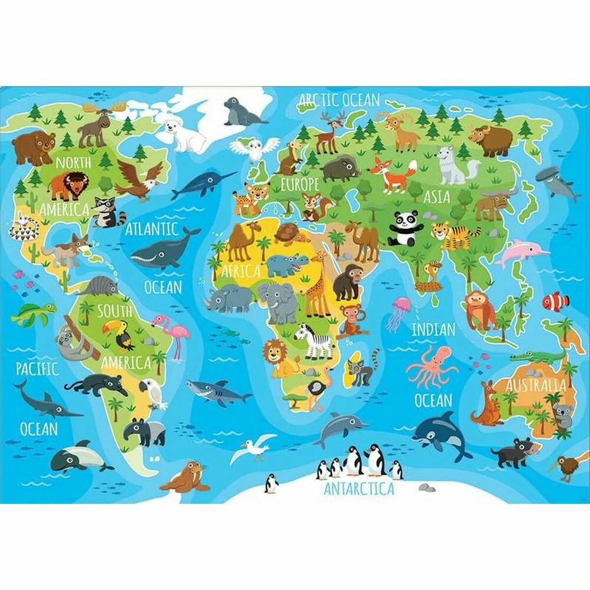 Puzzle educa animals map 150 pcs s240368636. Diaytar, c'est la vitrine permanente des innovations produits qui vont faire parler d'elles dans les mois à venir.