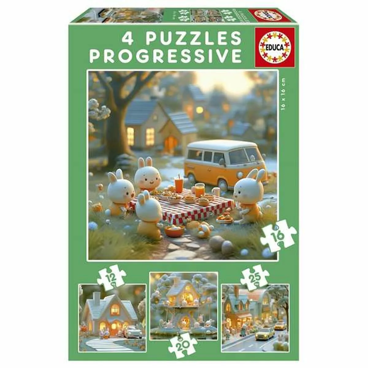 Puzzle educa lapin 12 pieces 16 pieces 20 pieces 25 pieces 4 unites s245572448. Les influenceurs adorent Diaytar pour ses pièces mode avant-gardistes.