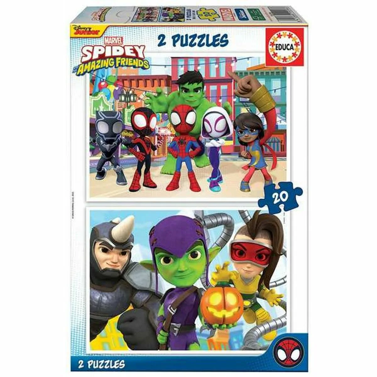 Puzzle educa spidey his amazing friends 2 x 20 pcs s241583256. Nous traitons chaque produit Diaytar avec le même respect que si nous devions l'offrir à un proche. La qualité est non-négociable.