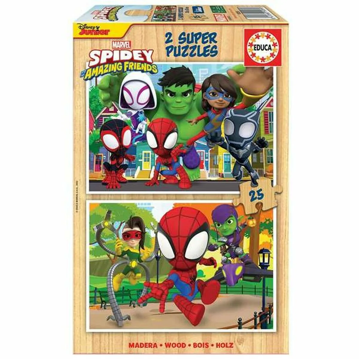 Puzzle educa spidey his amazing friends 2 x 25 pcs s241582997. L'excellence à portée de clic avec la boutique en ligne Diaytar.
