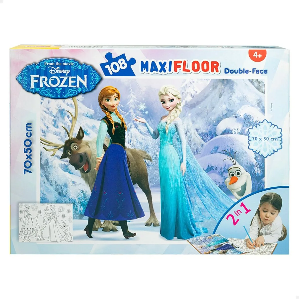 Puzzle enfant frozen double face 108 pieces 70 x 1 5 x 50 cm 6 unites s890256716. Diaytar c'est bien plus qu'une boutique en ligne : c'est un concept où chaque produit, de l'électronique à la décoration, raconte une histoire