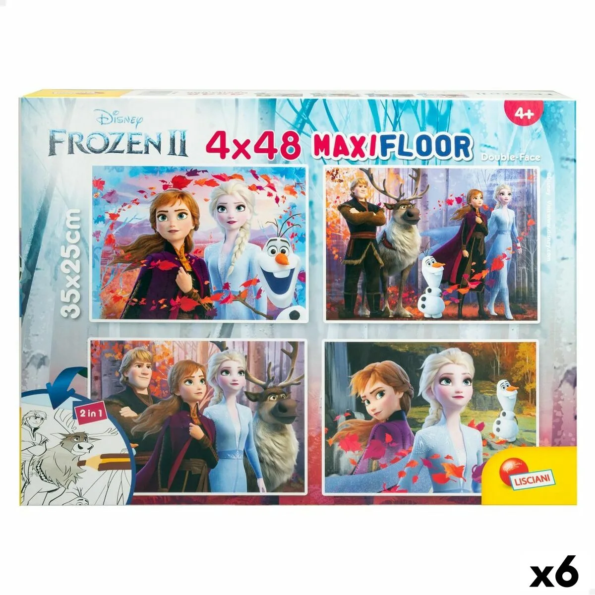 Puzzle enfant frozen double face 4 en 1 48 pieces 35 x 1 5 x 25 cm 6 unites s890257463. Diaytar ne suit pas les tendances, il les anticipe à travers sa sélection前瞻 de produits électroniques et généraux