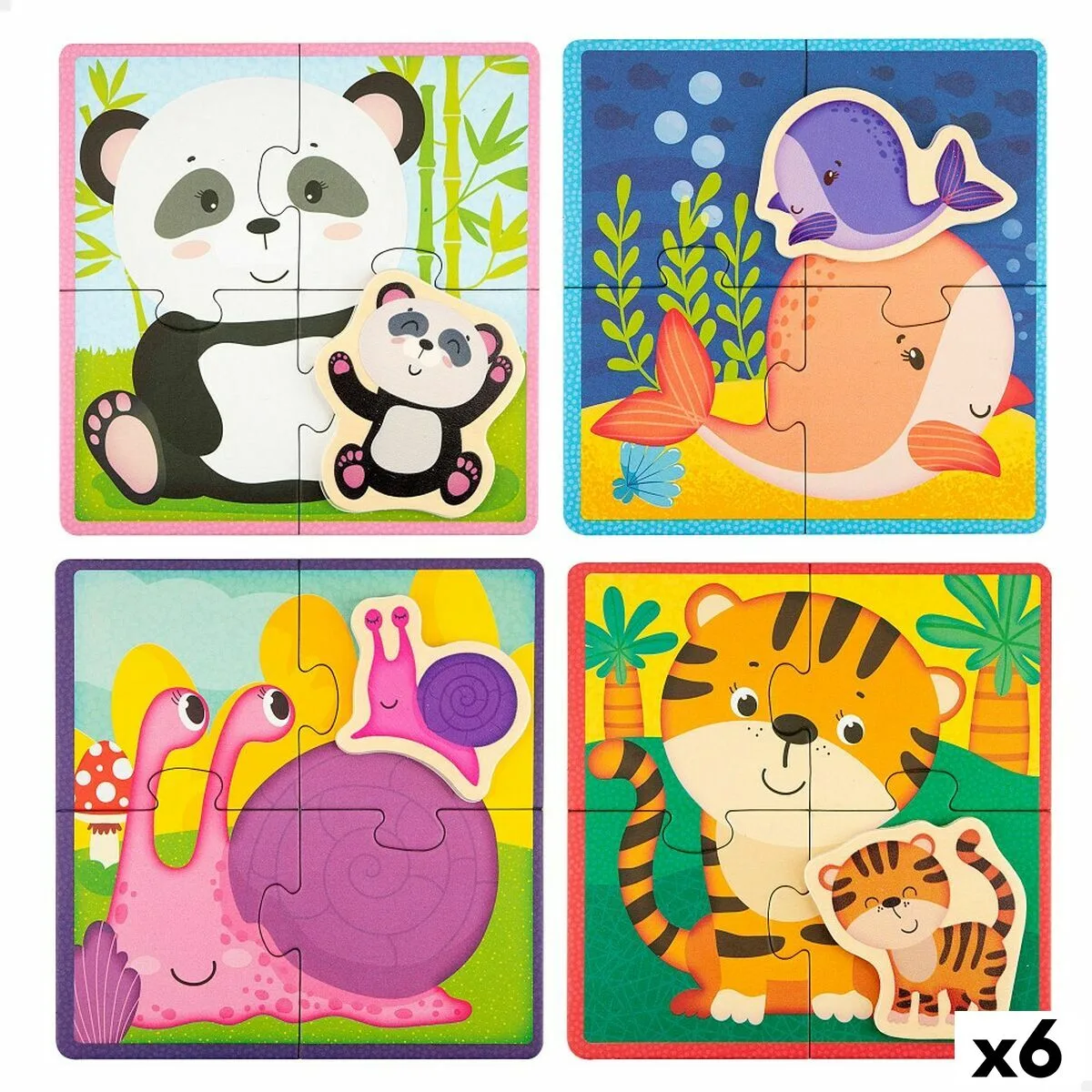 Puzzle enfant lisciani giochi 16 x 1 x 16 cm animaux 16 pieces 6 unites s890315552. Avec Diaytar, redécouvrez le plaisir de l'achat en ligne grâce à une approche humaine des produits et de la curation