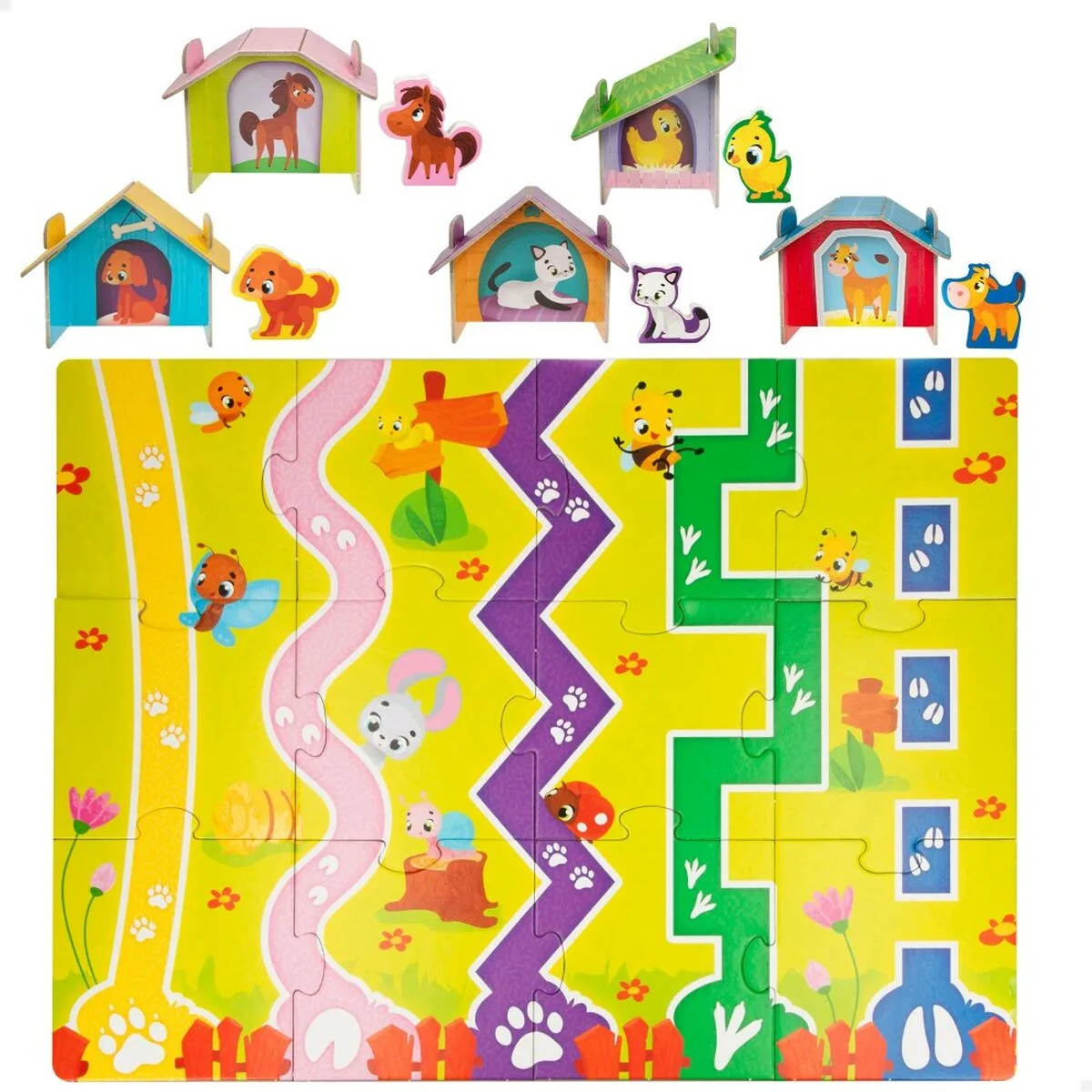 Puzzle enfant lisciani giochi 48 x 1 x 36 cm ferme 12 pieces 27 pieces 6 unites s890315837. Les dernières tendances mode vous attendent chez Diaytar !