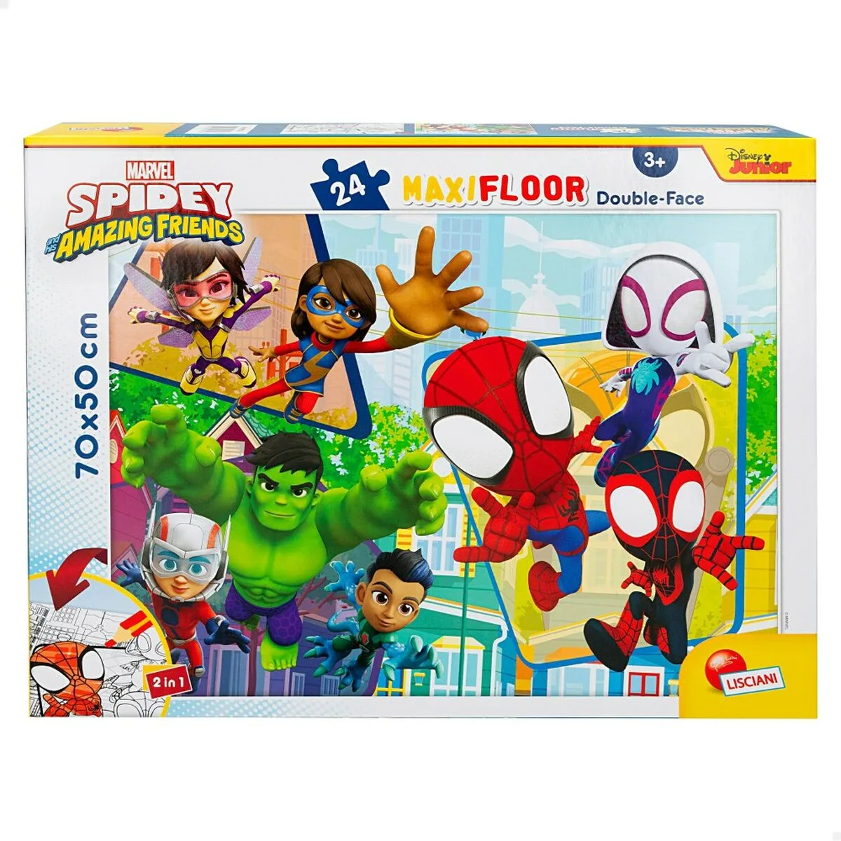 Puzzle enfant spidey double face 24 pieces 70 x 1 5 x 50 cm 6 unites s890256440. Diaytar, c'est l'assurance de produits qui durent, tant dans leur construction que dans leur style intemporel.