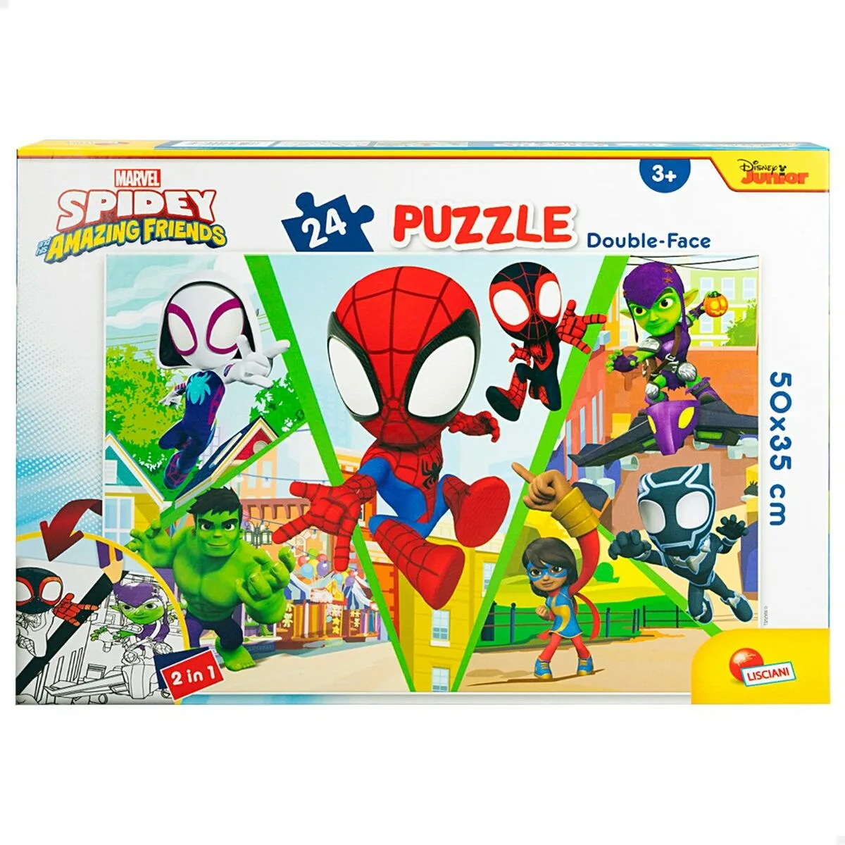 Puzzle enfant spidey double face 50 x 35 cm 24 pieces 12 unites s890255648. Diaytar vous ouvre les portes d'un monde où tous les produits, des plus high-tech aux plus simples, sont source d'inspiration