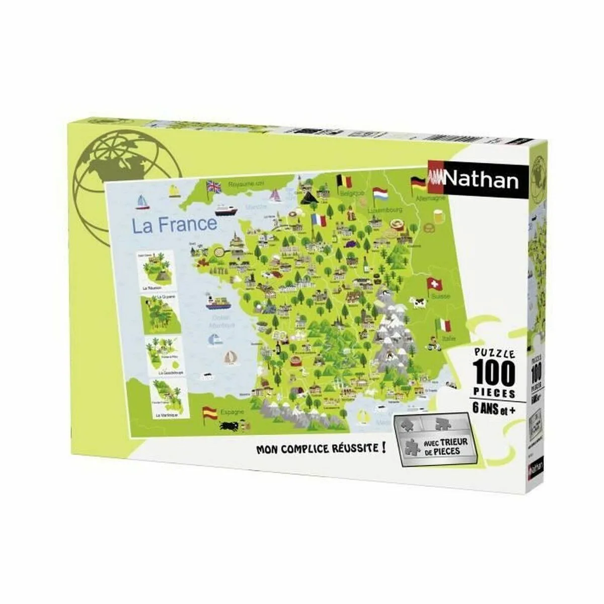 Puzzle nathan map of france 100 pieces 100 unites s717036449. L'aventure Diaytar, c'est celle d'une équipe passionnée qui déniche pour vous les perles rares du marché généraliste