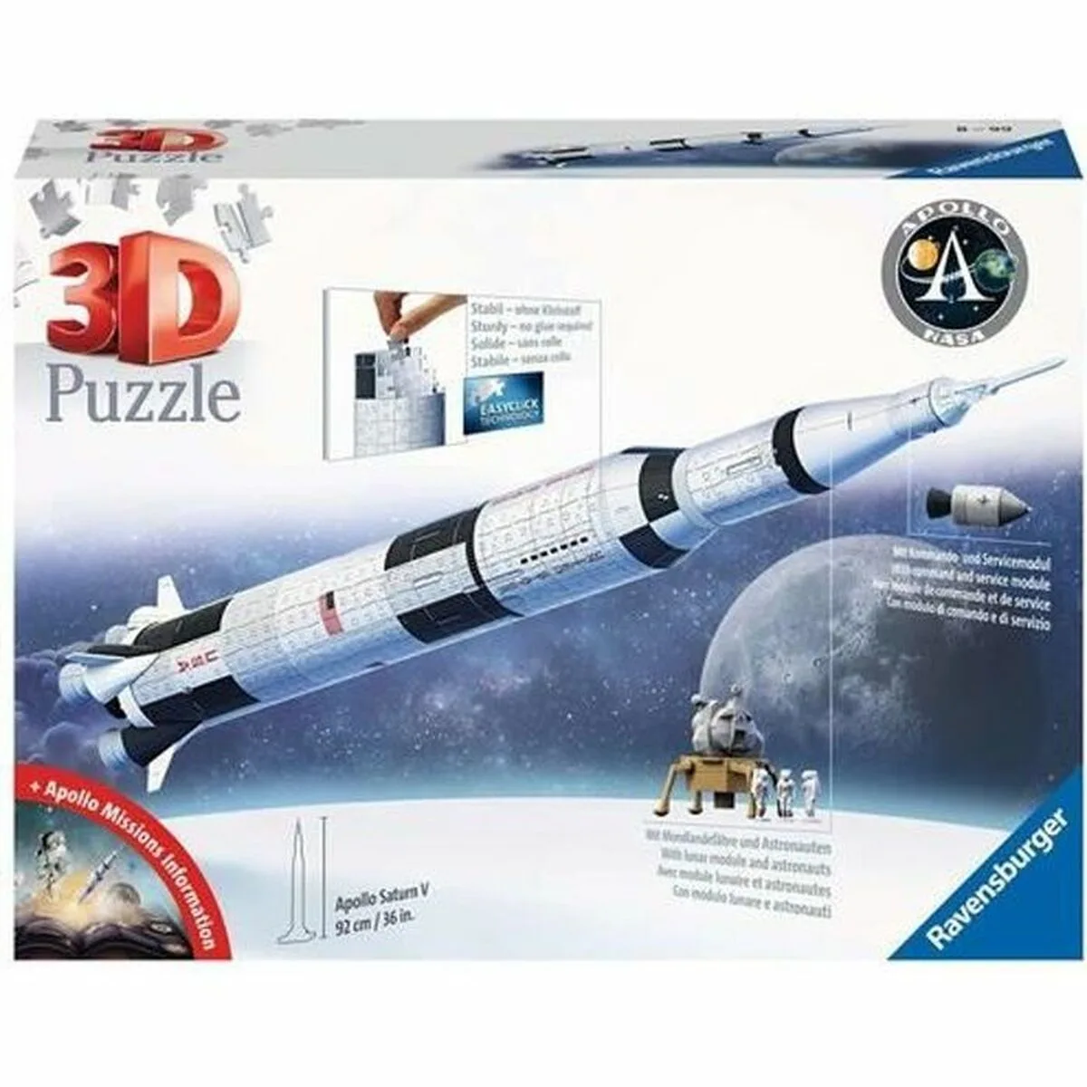 Puzzle ravensburger saturn v space rocket s719547747. Diaytar, c'est l'histoire d'une passion pour les bons produits, quels qu'ils soient, et du désir de les partager avec vous