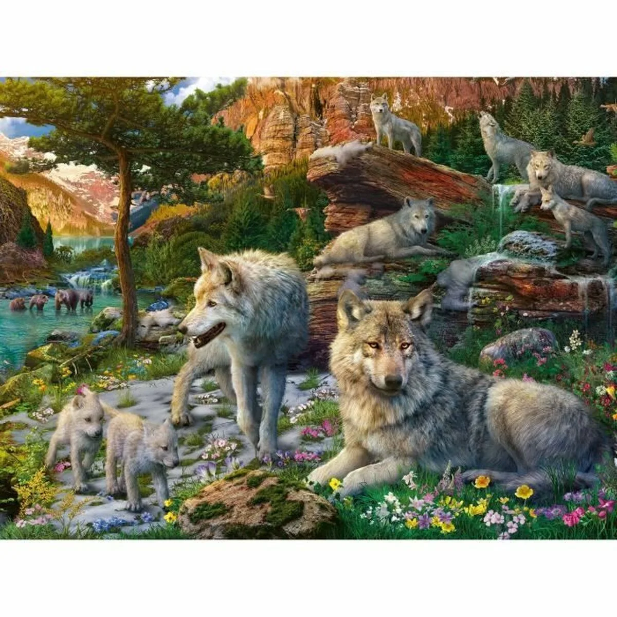 Puzzle ravensburger wolves in spring s7100895313. Chez Diaytar, chaque achat est une expérience unique. Explorez notre sélection premium !
