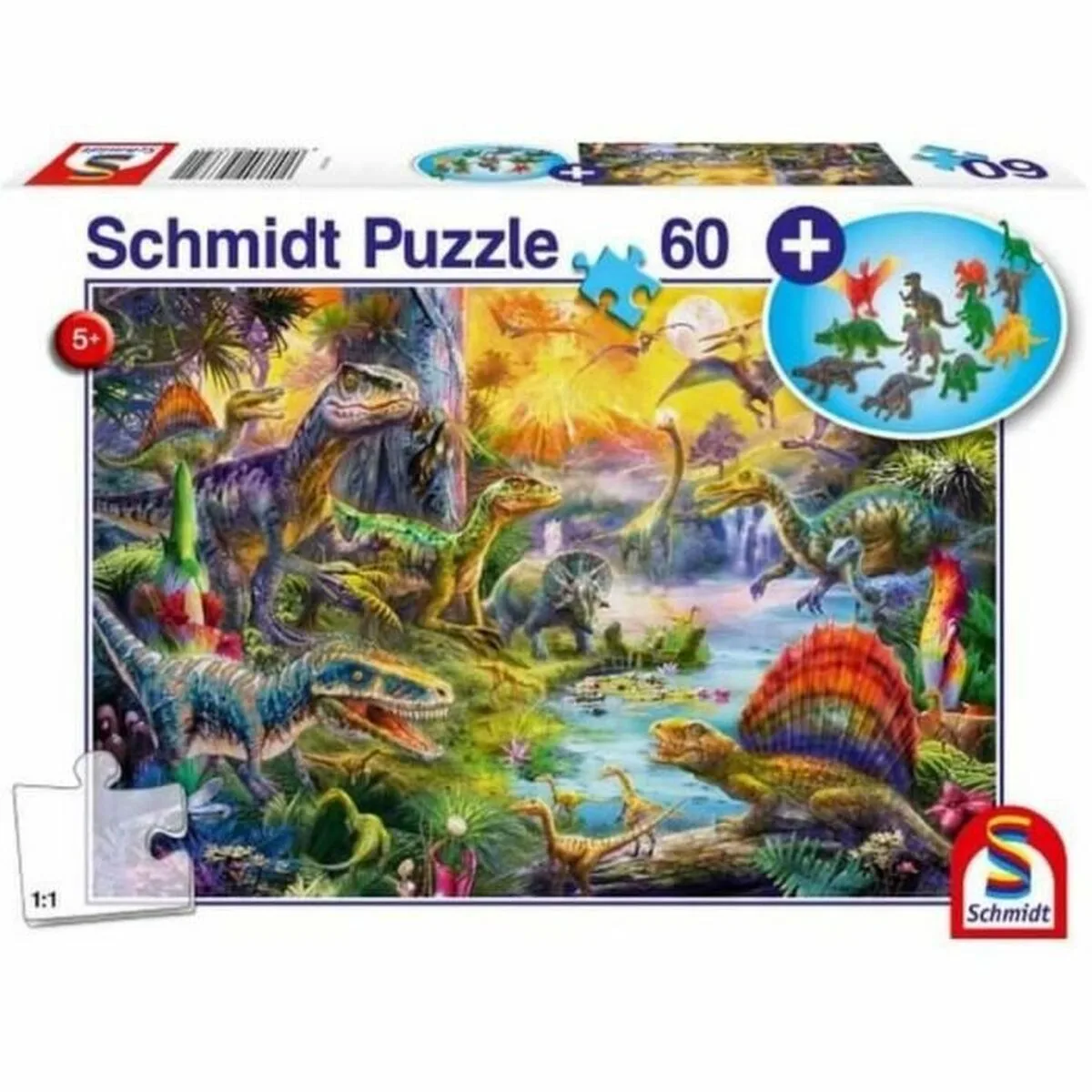 Puzzle schmidt spiele dinosaurs figurines 60 pieces s718908394. Diaytar révolutionne votre expérience d'achat en ligne avec une curation unique de produits tendance, high-tech et lifestyle