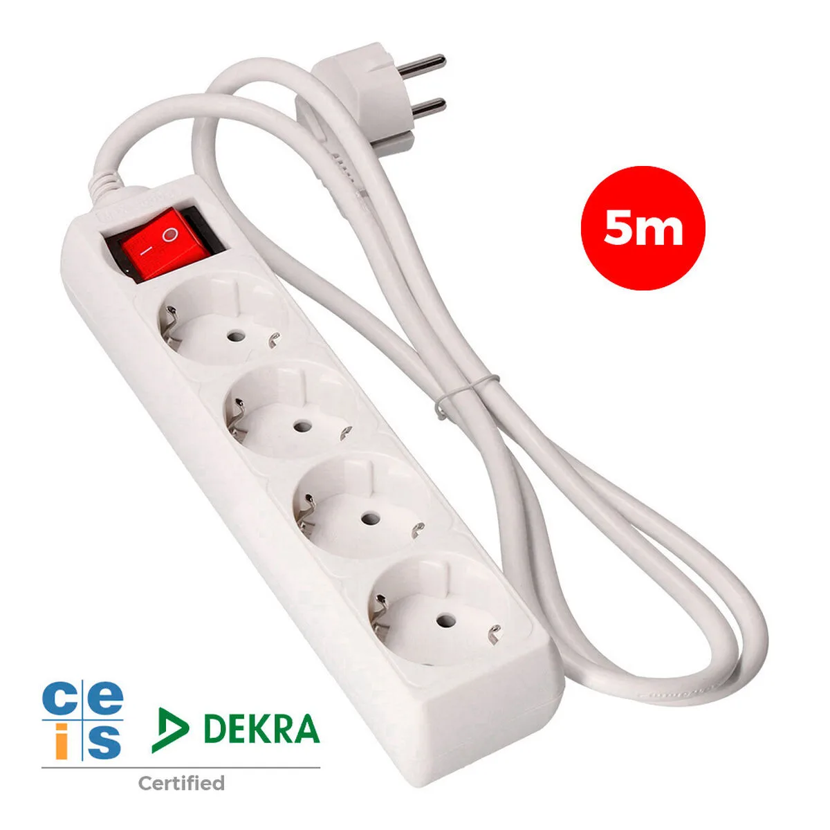 Rallonge 4 prises schuko avec interrupteur edm 41064 schuko 5 m s790085594. Nous avons bâti Diaytar sur un principe simple : offrir le meilleur des produits généraux et électroniques sans élitisme