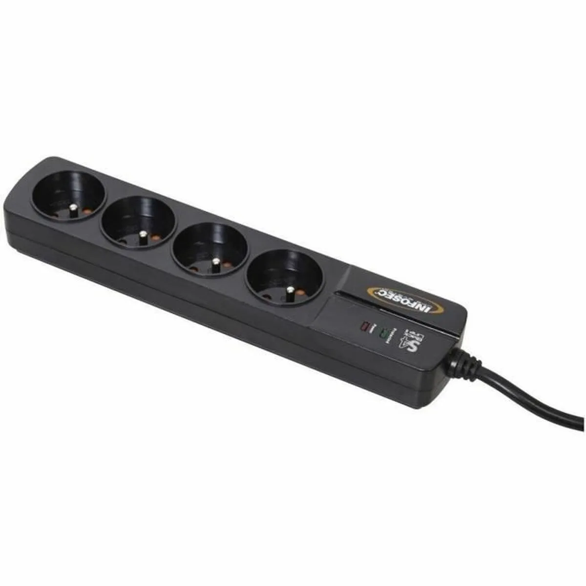 Rallonge 4 prises schuko avec interrupteur infosec s4 black line ii noir s718076229. Diaytar : Votre destination shopping en ligne pour découvrir les dernières tendances et produits généraux soigneusement sélectionnés
