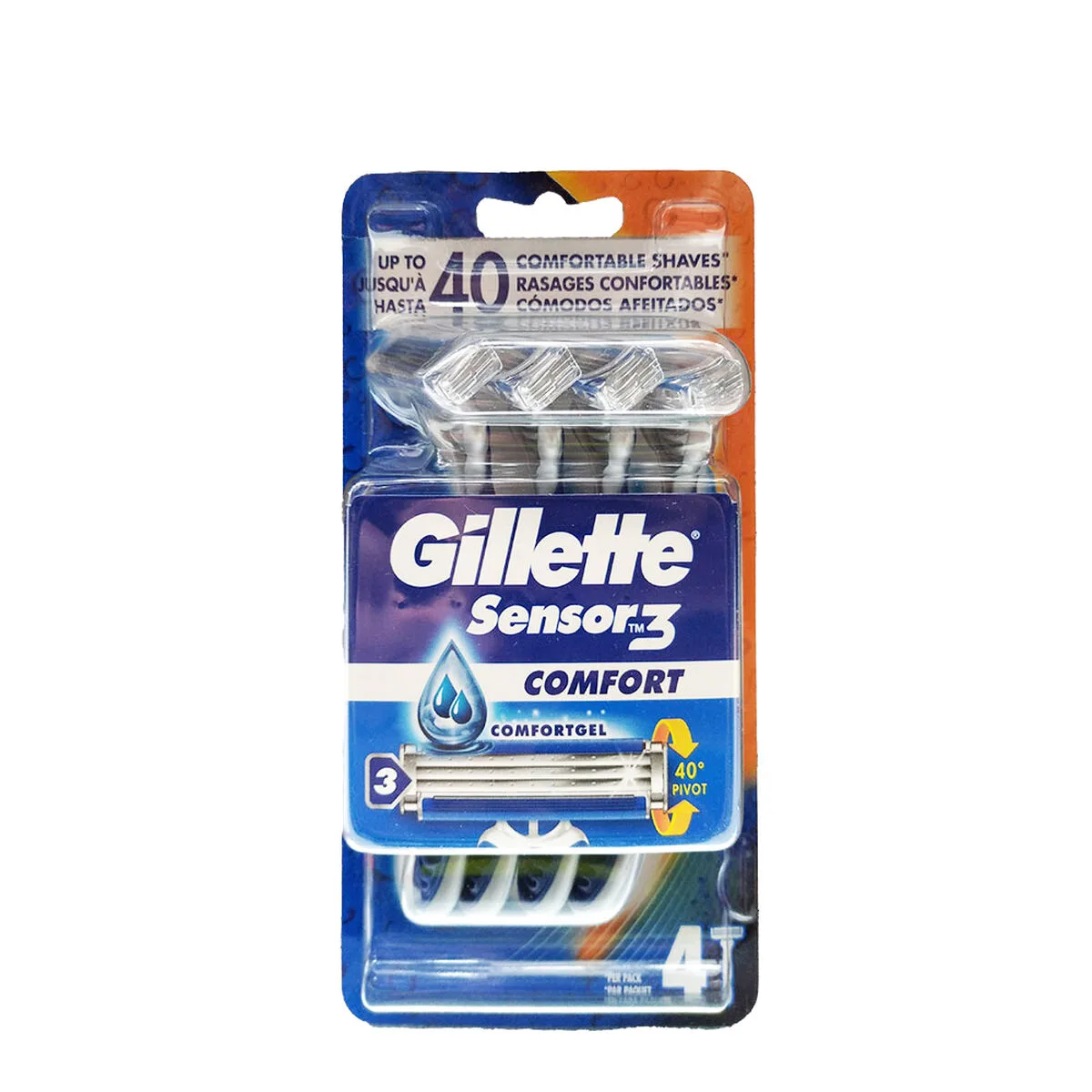 Rasoir gillette sensor 3 confort 4 unites s790561546. Diaytar, c'est votre passeport pour un tour du monde des produits les plus inspirants, sans quitter votre canapé.