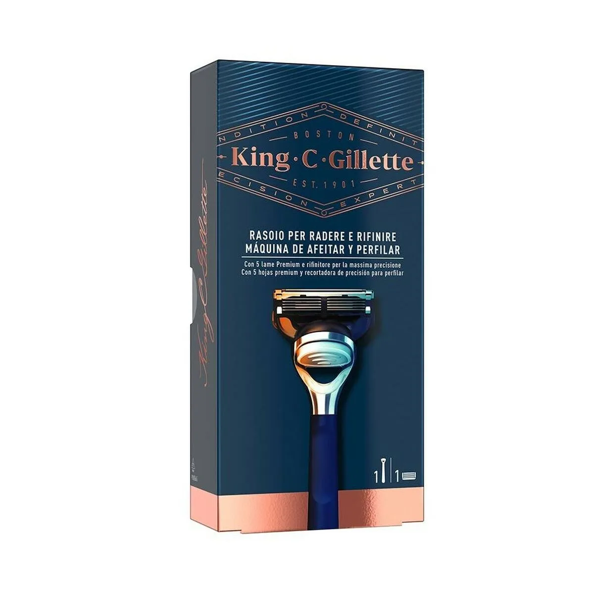 Rasoir king c gillette gillette king bleu s058540128. Découvrez l'univers Diaytar - Des milliers de produits sélectionnés avec soin pour vous.
