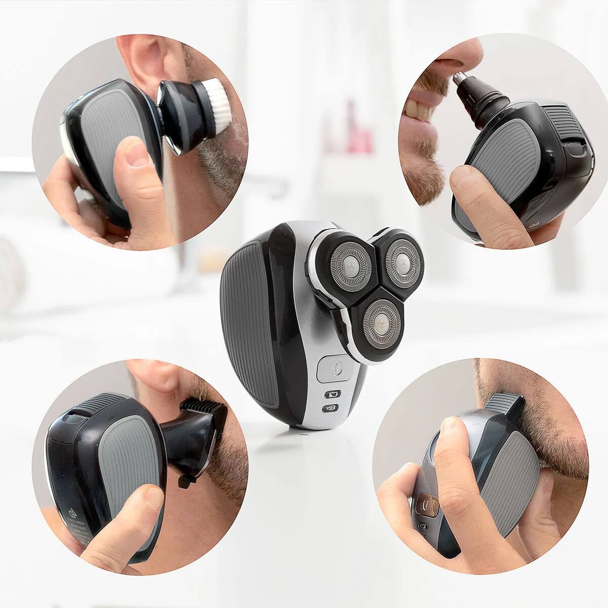 Rasoir rechargeable ergonomique multifonction 5 en 1 shavestyler innovagoods v010124185. L'excellence à portée de clic avec la boutique en ligne Diaytar.