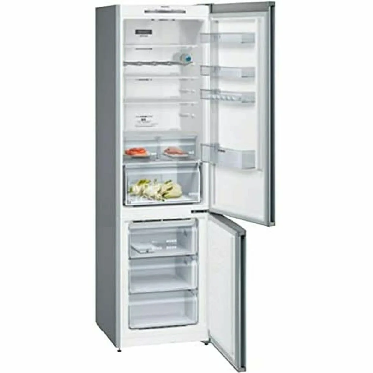 Refrigerateur combine siemens ag kg39nvida acier 200 x 60 cm s043188046. Diaytar, c'est l'alchimie parfaite entre la froide efficacité de la tech et la chaleur rassurante des produits de qualité.