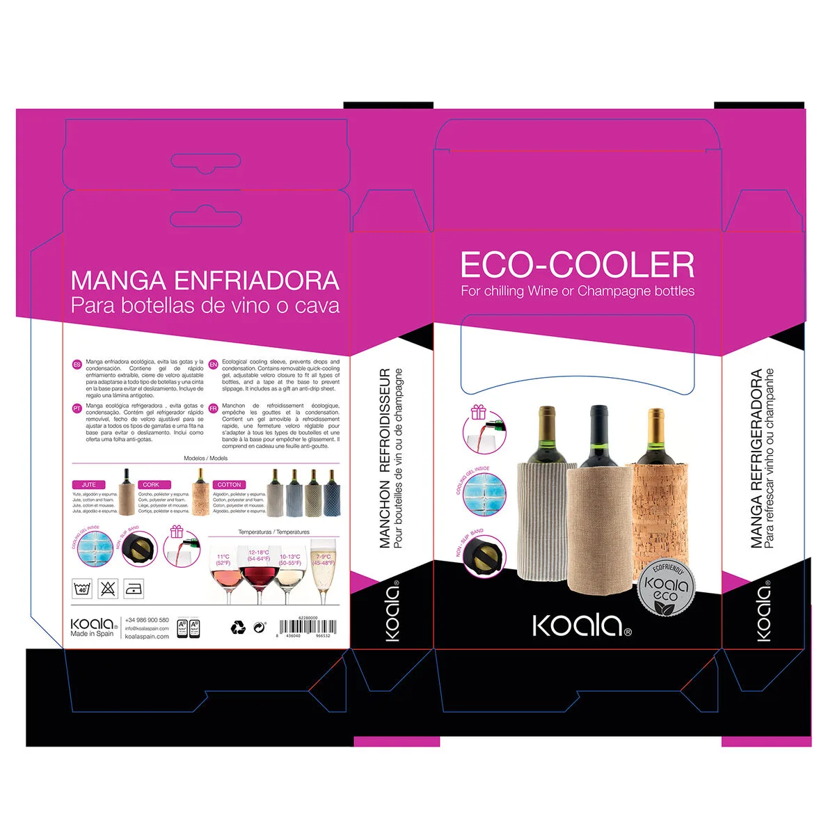 Refroidisseur de bouteilles koala eco friendly marron 40 x 20 cm s270624038. Diaytar : Parce que vos goûts sont éclectiques, notre offre de produits l'est tout autant. Explorez sans modération.