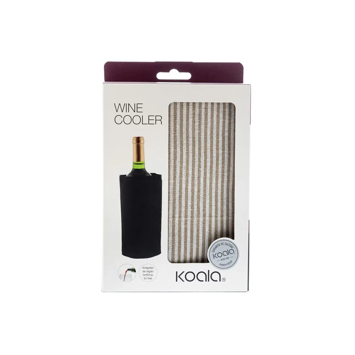Refroidisseur de bouteilles koala eco friendly rayures bicolore textile 40 x 20 cm s270624426. Diaytar, c'est le sismographe des tendances : nous captons les vibrations du marché pour vous offrir le meilleur.