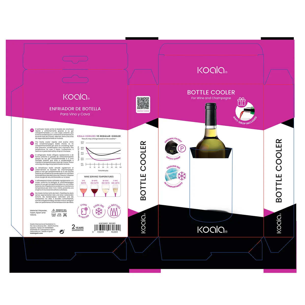 Refroidisseur de bouteilles koala nature costume multicouleur 19 x 15 x 40 cm 2 pcs s270356355. Diaytar, c'est votre garantie contre la déception. Des produits testés et approuvés, pour un shopping en toute sérénité.