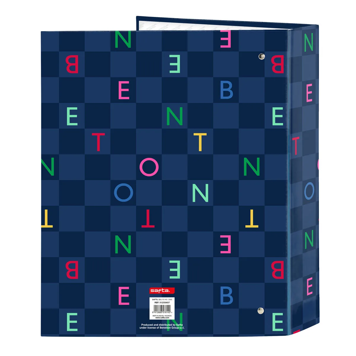 Reliure a anneaux benetton damero blue marine a4 27 x 33 x 6 cm s431206826. Diaytar, c'est le livre dont vous êtes le héros. Chaque produit que vous choisissez est un chapitre de votre histoire.