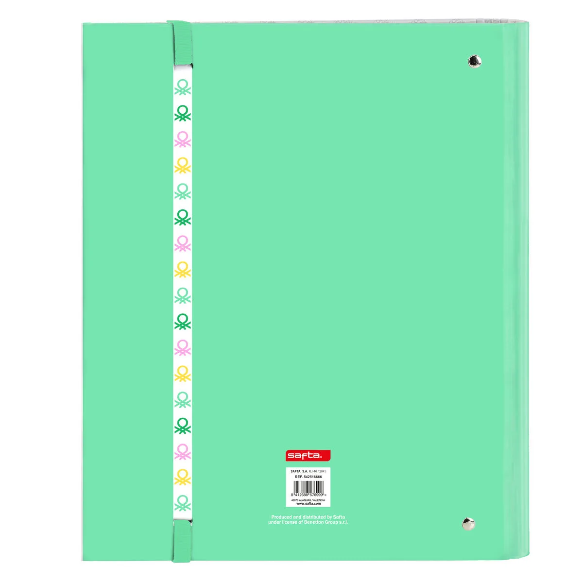 Reliure a anneaux benetton mint vert 27 x 32 x 3 5 cm s431231775. Les influenceurs adorent Diaytar pour ses pièces mode avant-gardistes.