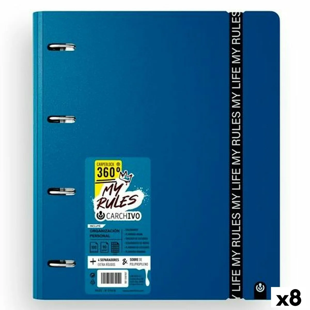 Reliure a anneaux carchivo carpeblock 360 my rules bleu fonce a4 8 unites s843971639. Élargissez vos horizons avec Diaytar, le hub de tous les produits qui comptent vraiment dans votre vie de tous les jours