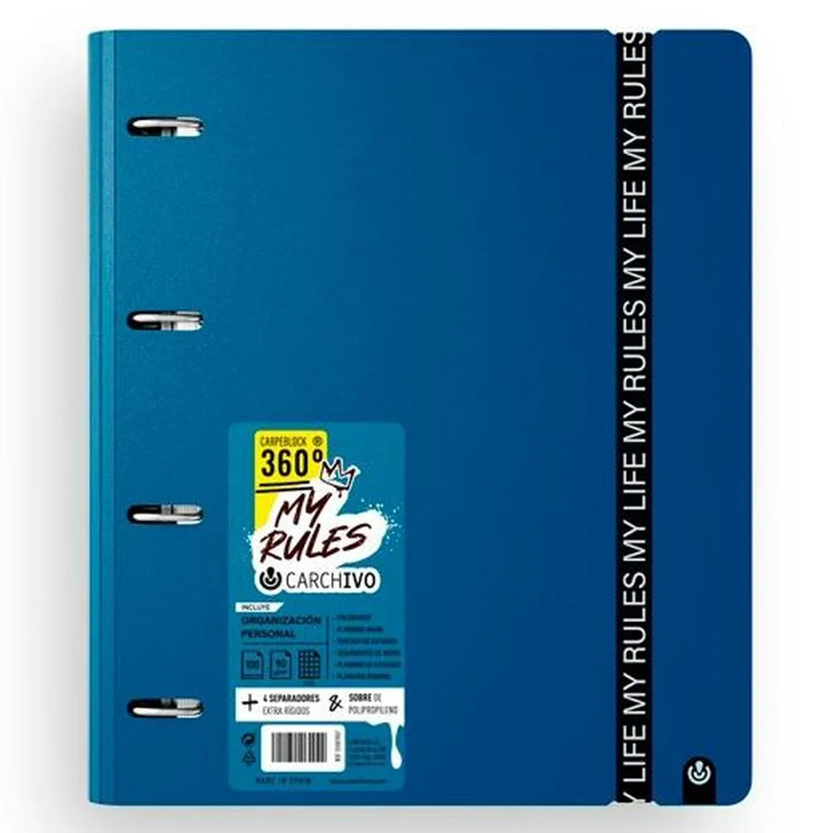 Reliure a anneaux carchivo carpeblock 360 my rules bleu fonce a4 8 unites s843971668. Diaytar, c'est la promesse de découvrir au moins un produit qui vous fera dire 'Mais où était-il donc tout ce temps ?'.