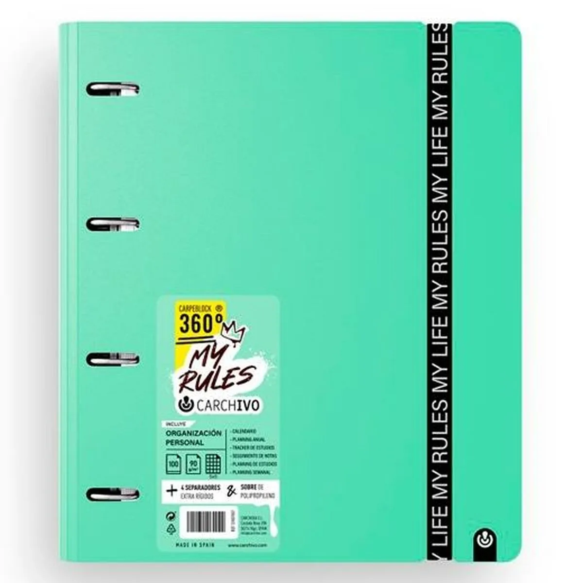 Reliure a anneaux carchivo carpeblock 360 my rules jade a4 8 unites s843972039. Diaytar, c'est la rencontre parfaite entre modernité et authenticité.