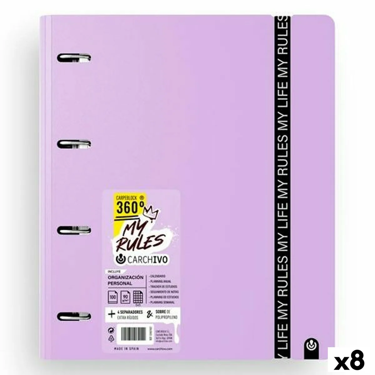 Reliure a anneaux carchivo carpeblock 360 my rules mauve a4 8 unites s843971896. Diaytar, le reflect de vos envies multiples : une gamme de produits soigneusement composée pour sa diversité et sa pertinence