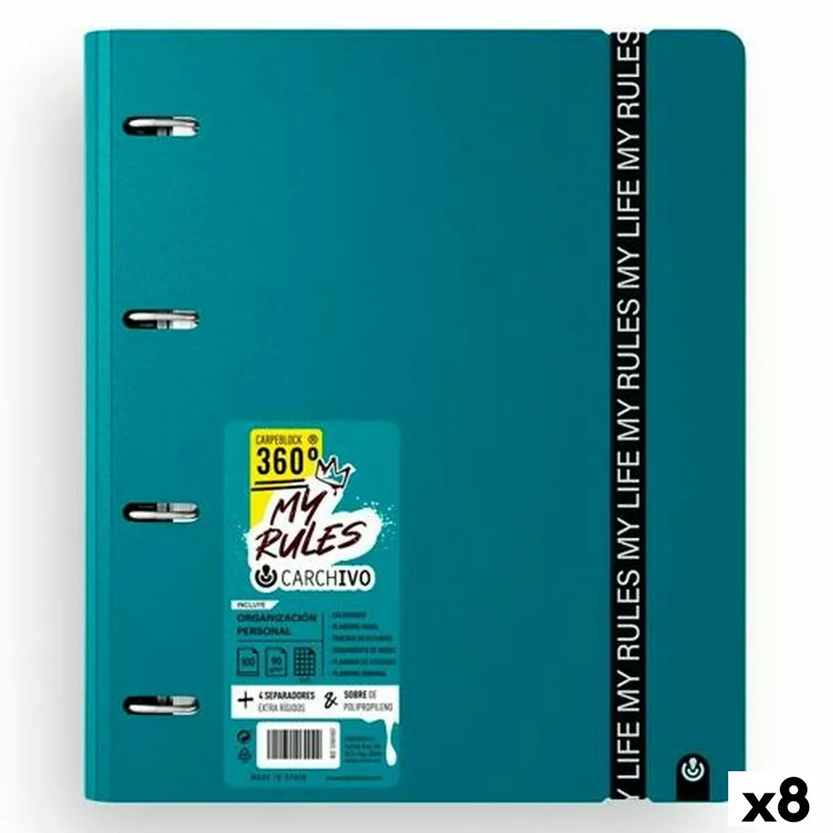 Reliure a anneaux carchivo carpeblock 360 my rules vert fonce a4 8 unites s843972267. Chez Diaytar, chaque visite est l'occasion de découvrir un nouveau produit génial, qu'il soit électronique ou domestique