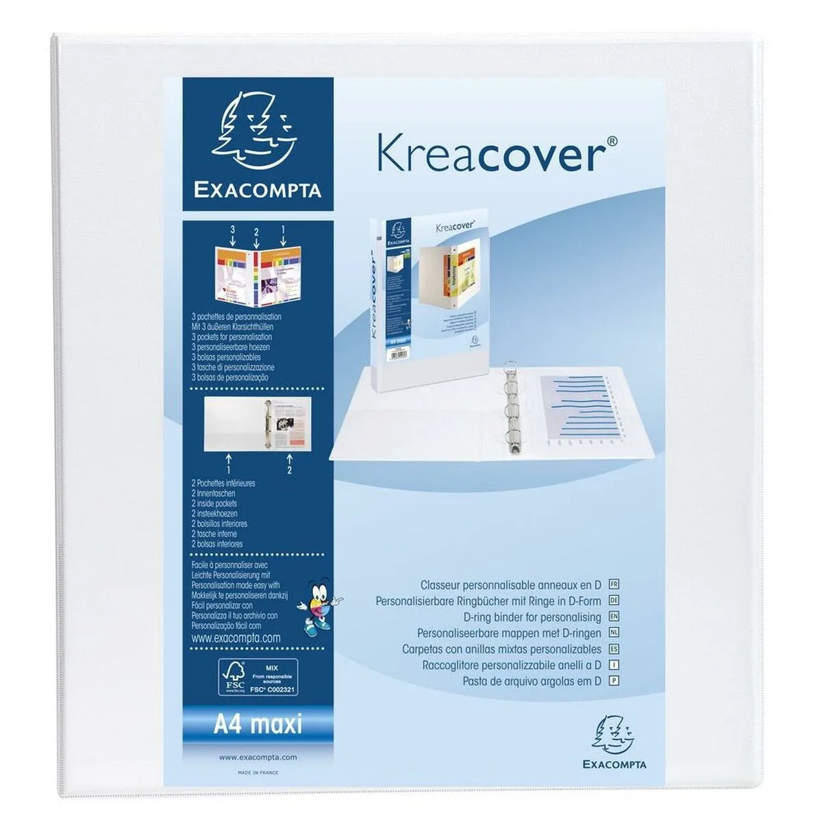 Reliure a anneaux exacompta kreacover blanc a4 10 unites s843374538. Diaytar a été conçu pour ceux qui voient le shopping en ligne comme une source d'inspiration et de solutions pratiques