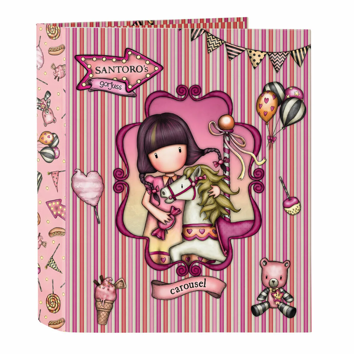 Reliure a anneaux gorjuss carousel saumon a4 27 x 33 x 6 cm s430659767. Diaytar ne stocke pas des produits, il collectionne des pièces uniques pour enrichir votre quotidien.