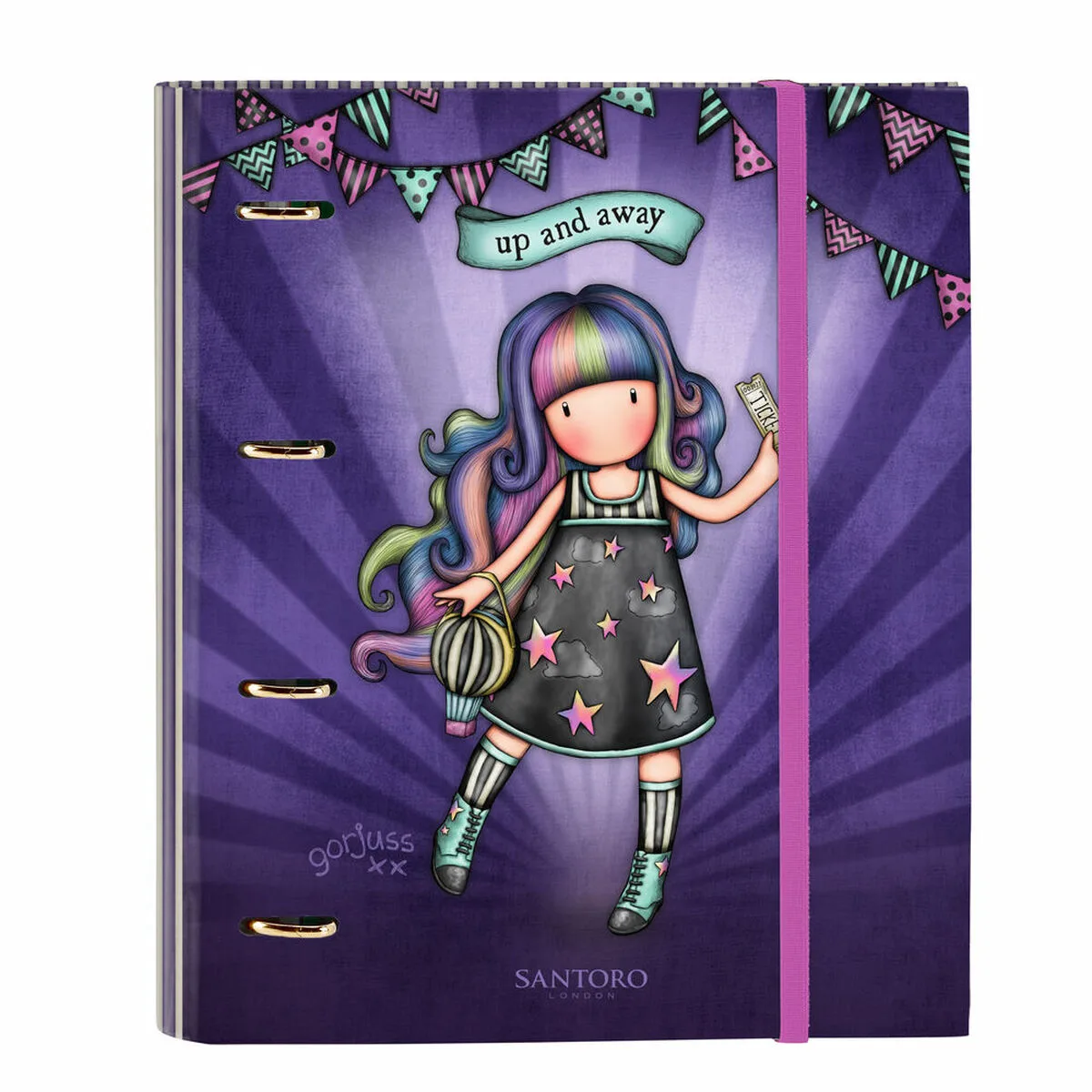 Reliure a anneaux gorjuss up and away violet 27 x 32 x 3 5 cm s430673015. Tendance, confort et qualité : la trilogie gagnante de Diaytar Mode.
