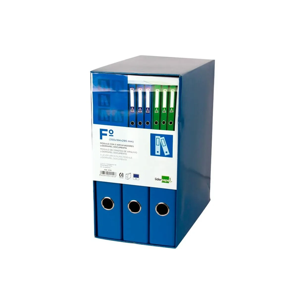 Reliure a anneaux liderpapel md31 a4 bleu 3 unites s7718276932. Nous traitons chaque produit Diaytar avec le même respect que si nous devions l'offrir à un proche. La qualité est non-négociable.