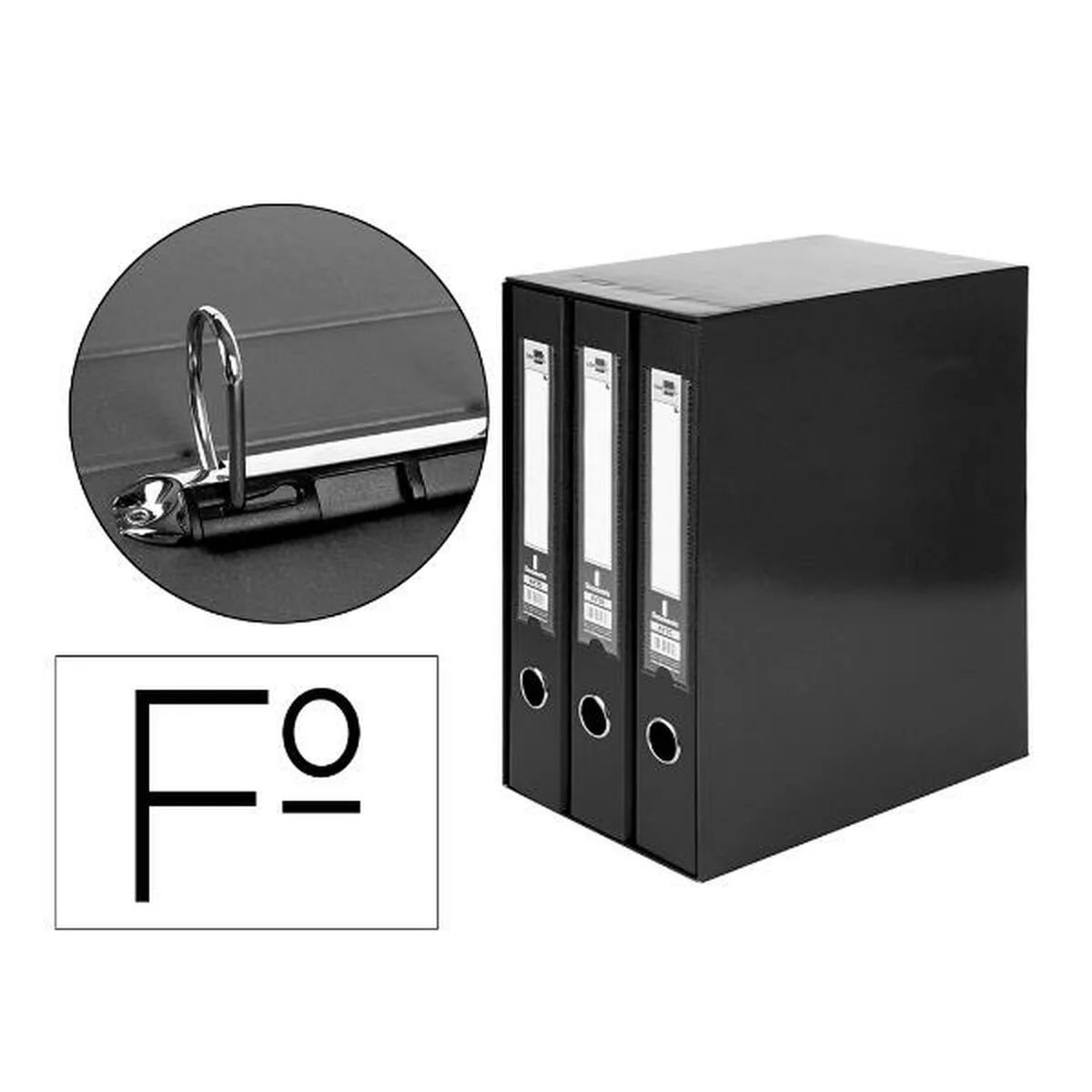 Reliure a anneaux liderpapel md32 a4 noir 3 unites s7718277053. Osez l'originalité avec les créations mode exclusives de Diaytar.
