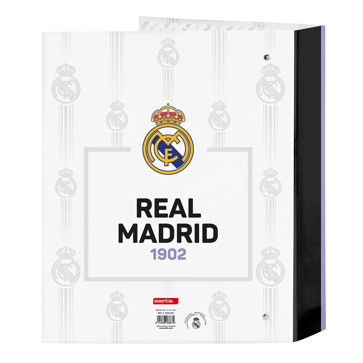 Reliure a anneaux real madrid c f noir blanc a4 27 x 33 x 6 cm s430711496. Diaytar, c'est la garantie de tomber sur ce produit unique qui fera de votre quotidien une expérience extraordinaire