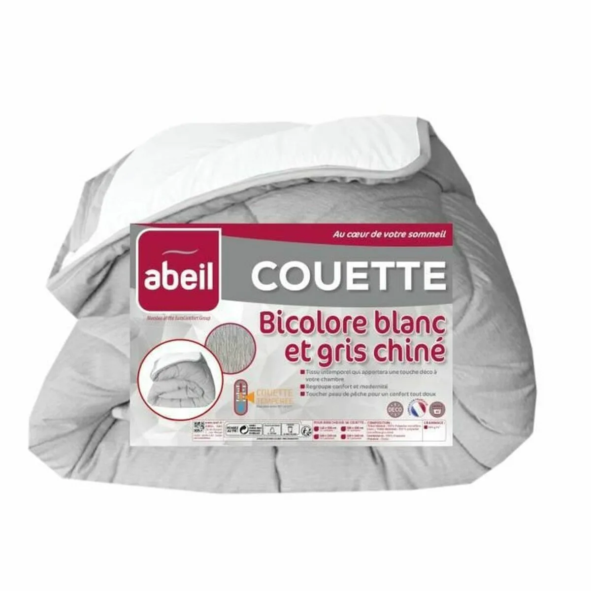 Remplissage de couette abeil 220 x 240 cm blanc gris s717140049. Chez Diaytar, la tendance n'est pas qu'une question d'apparence, c'est une question de fonctionnalité et d'innovation