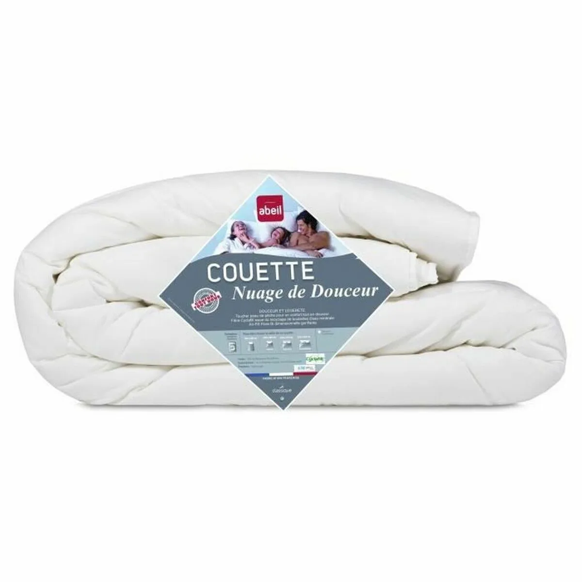 Remplissage de couette abeil soft cloud leger blanc 200 g m2 240 x 260 cm s715185349. Nous croyons en la puissance de la simplicité. Les produits Diaytar sont beaux, utiles, et incroyablement simples à utiliser.