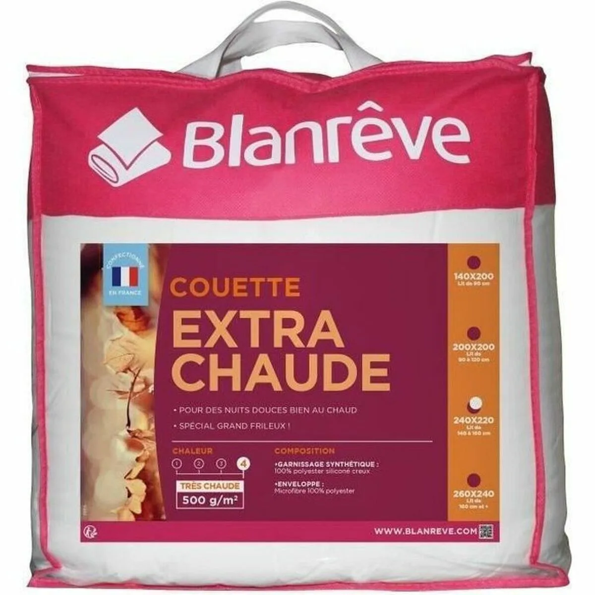 Remplissage de couette blanreve blanc 500 g m2 220 x 240 cm s715186555. Nous avons bâti Diaytar sur un principe simple : offrir le meilleur des produits généraux et électroniques sans élitisme