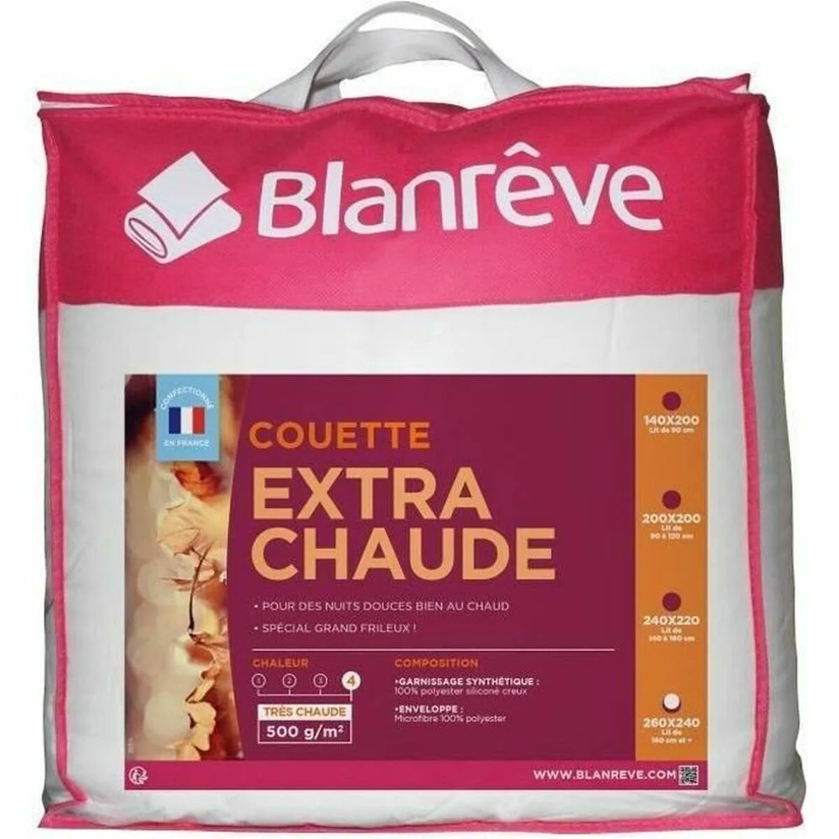 Remplissage de couette blanreve blanc 500 g m2 240 x 260 cm s715186663. Nous avons créé Diaytar pour être le point de repère dans le paysage souvent confuse du e-commerce généraliste.