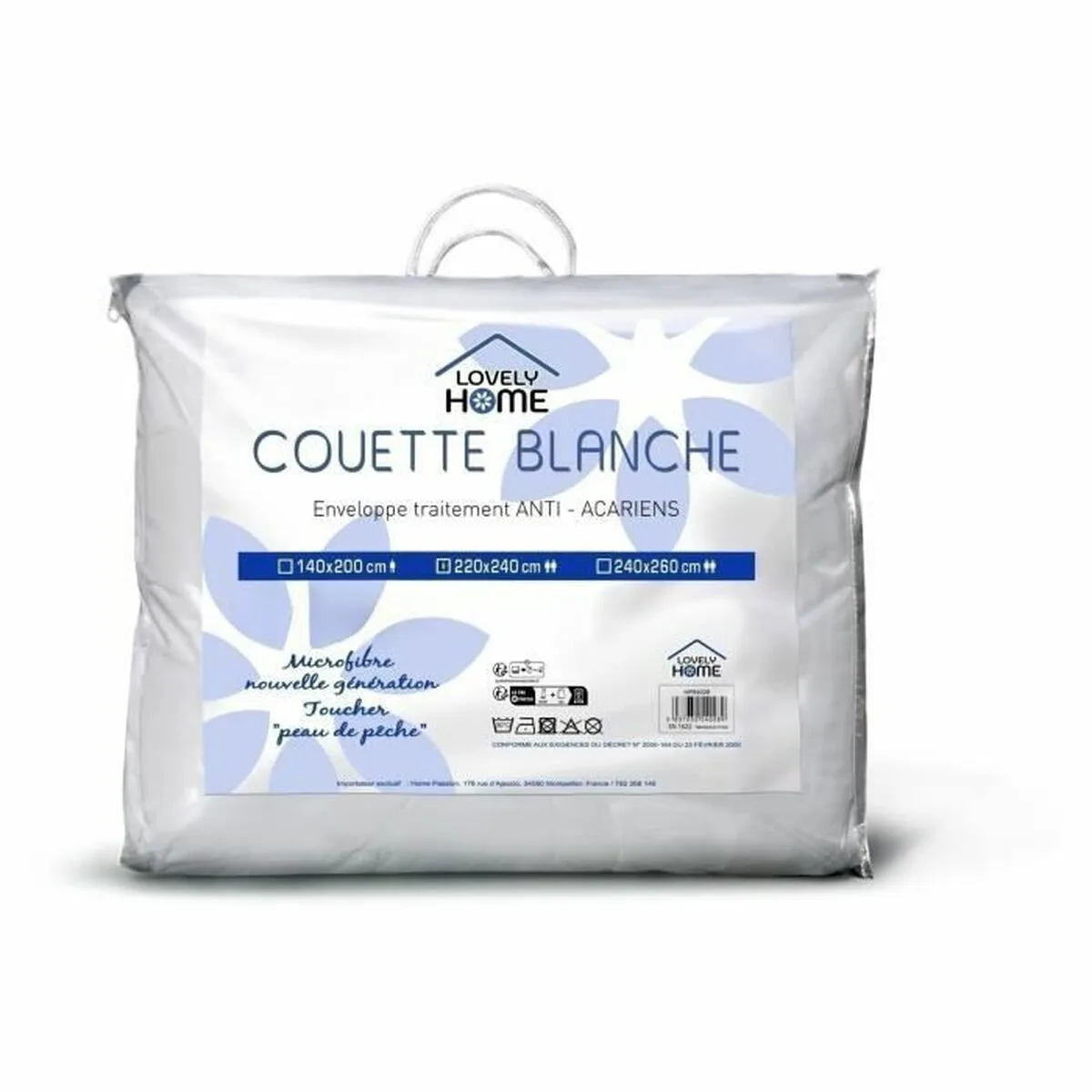 Remplissage de couette lovely home blanc 220 x 240 cm s7101908986. Chez Diaytar, nous fusionnons l'utile à l'agréable avec une gamme complète de produits soigneusement choisis pour leur design et leur fonctionnalité