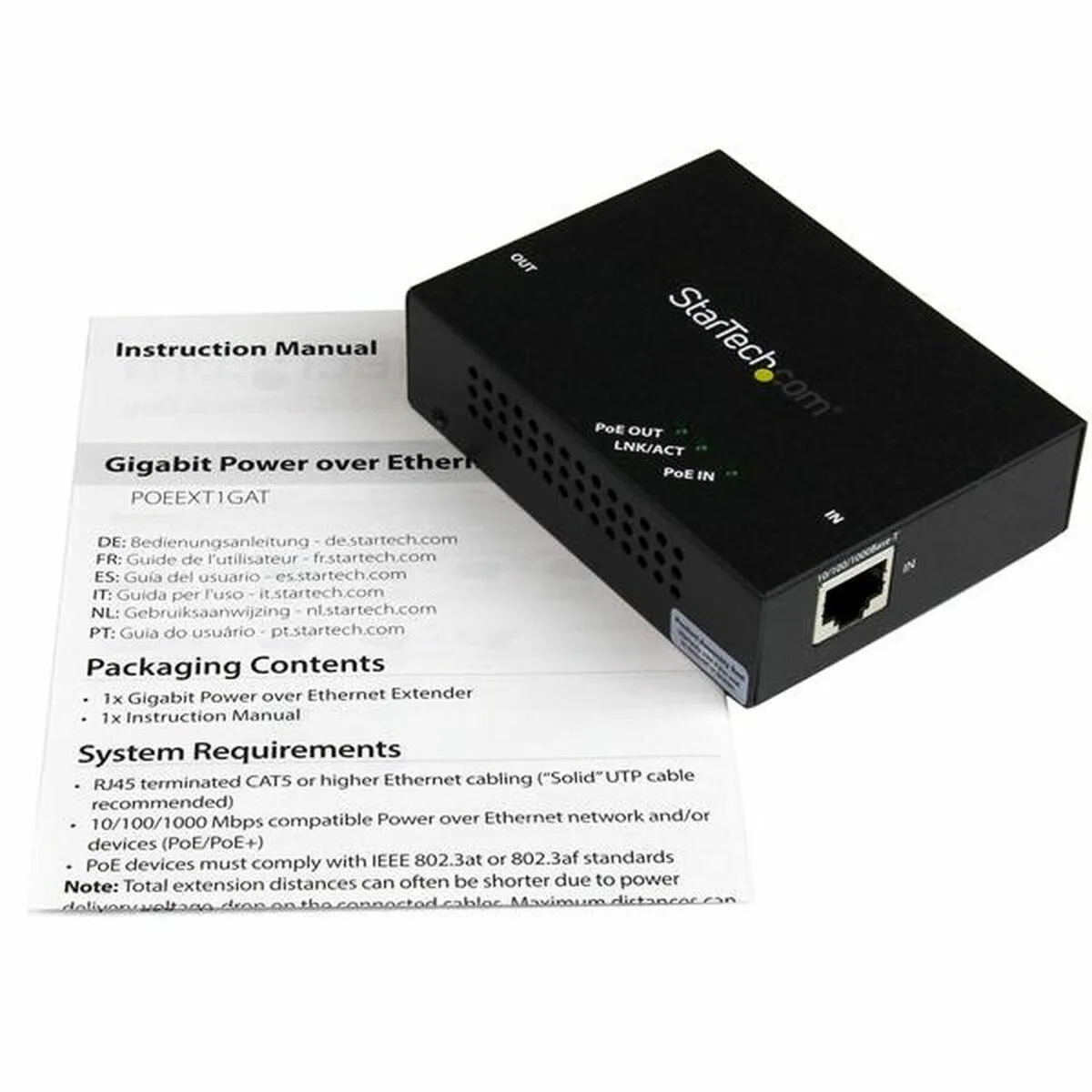 Repeteur poe startech poeext1gat s5505763293. Innovation, style et qualité : les trois piliers de l'expérience Diaytar.