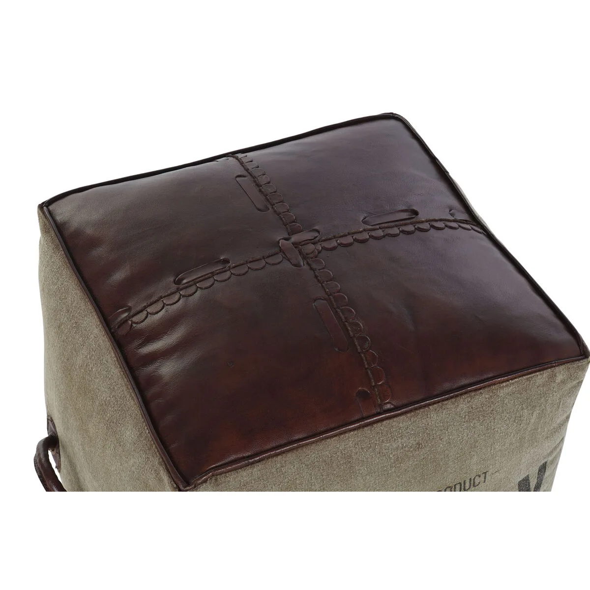 Repose pied dkd home decor 46 x 40 x 40 cm beige marron vintage s303311850. Notre philosophie Diaytar : vous offrir une plateforme unique où produits généraux, tendances et technologies convergent harmonieusement
