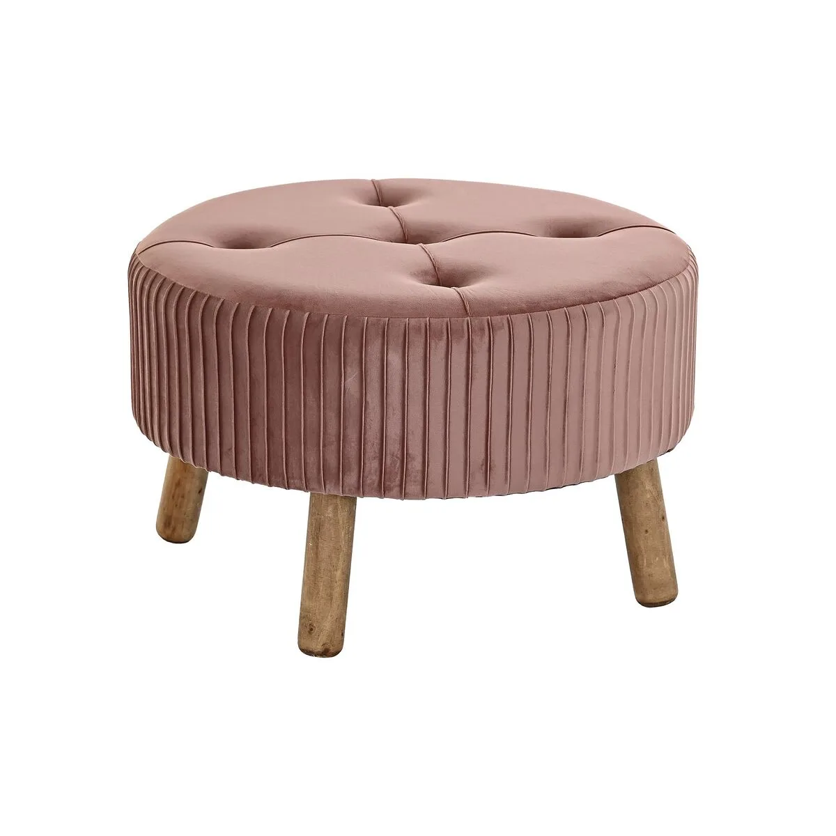 Repose pied dkd home decor naturel bois velours rose clair 61 x 61 x 38 cm s303386575. Diaytar, c'est votre conseiller shopping personnel, toujours à l'affût des pépites qui correspondent à votre style de vie.