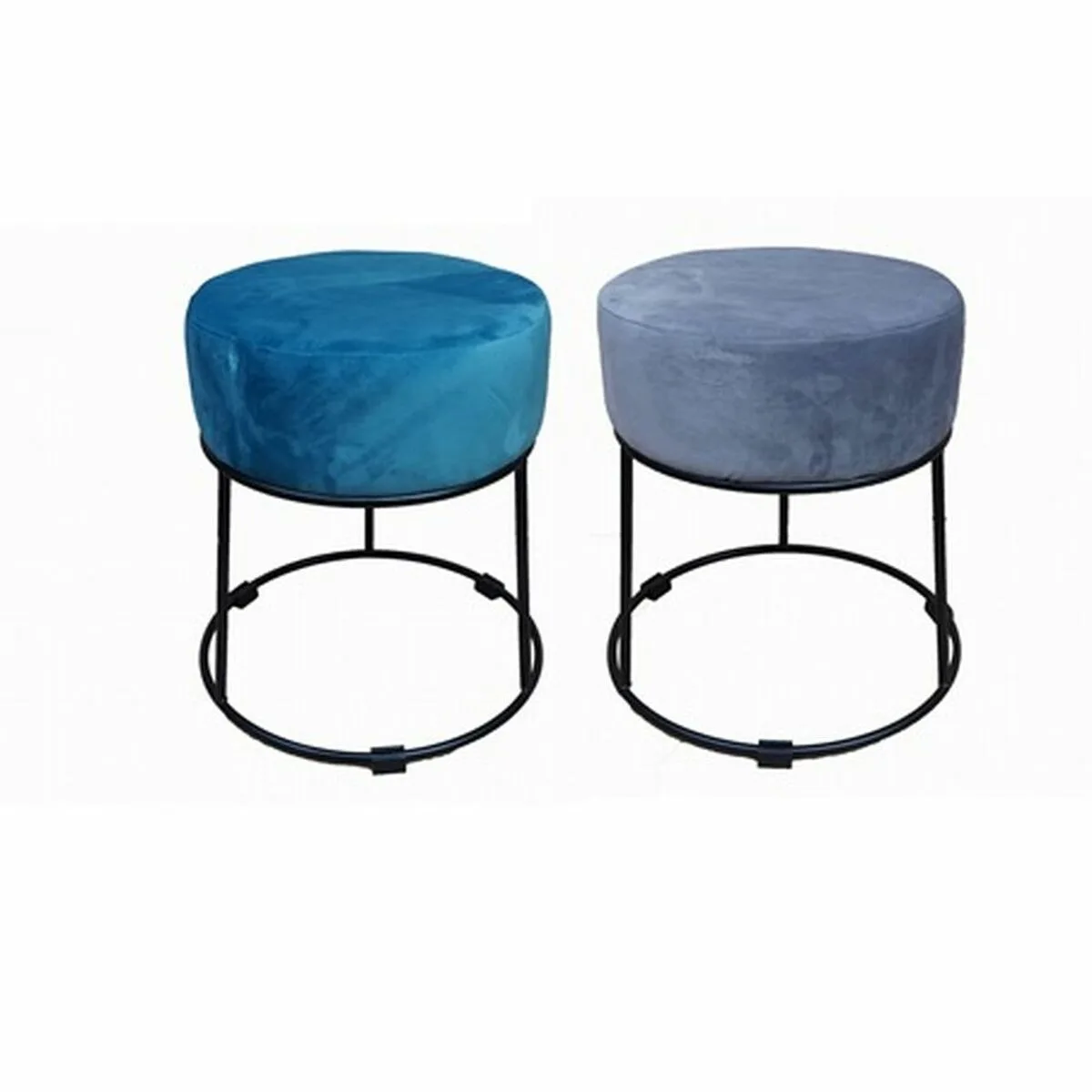 Repose pied dkd home decor noir gris metal turquoise polyester 36 x 36 x 37 cm 2 unites s302350915. Pour un shopping sans contrainte et plein de bonnes surprises, Diaytar est la destination ultime des produits généralistes