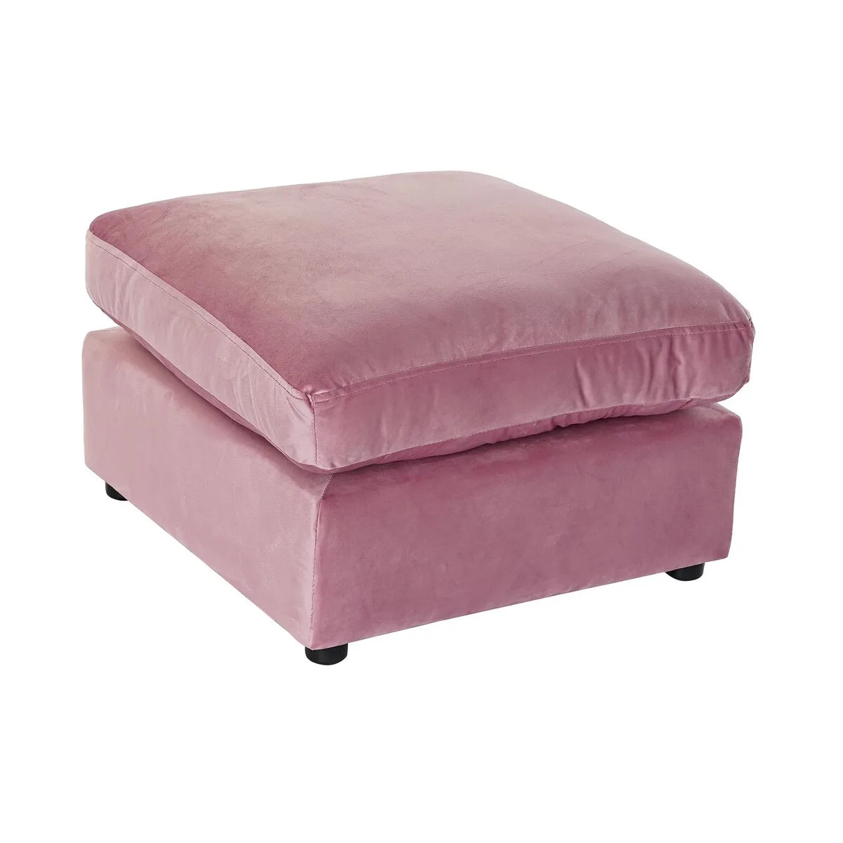 Repose pied dkd home decor rose polyester moderne 55 x 55 x 30 cm s303318455. Diaytar révolutionne votre façon de faire du shopping en ligne !