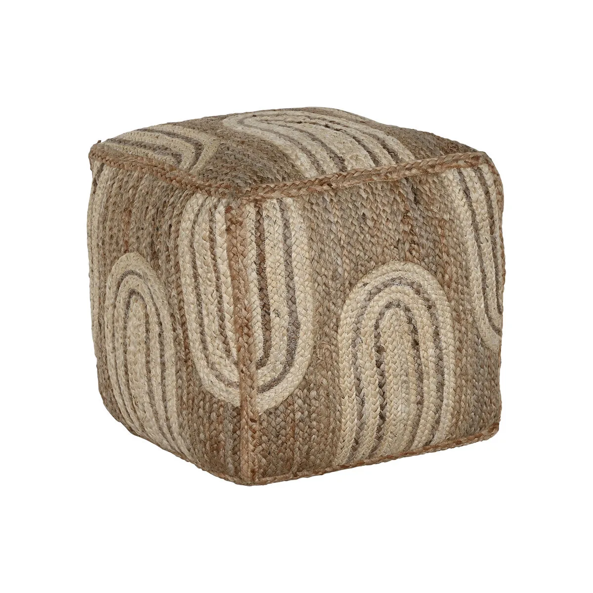 Repose pied home esprit beige naturel 45 x 45 x 45 cm s305882443. Transformez votre intérieur avec les produits déco Diaytar !