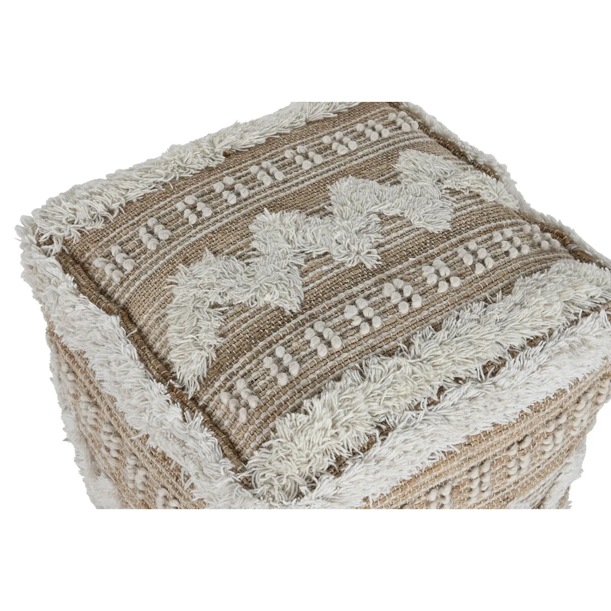 Repose pied home esprit blanc marron 59 x 59 x 59 cm s305881472. Nous sélectionnons pour Diaytar des produits qui ont une histoire, une âme, et qui sauront trouver une place dans la vôtre.